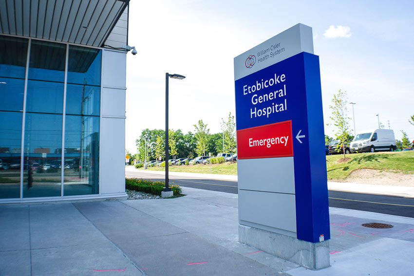 Etioboke General Hospital emergency sign