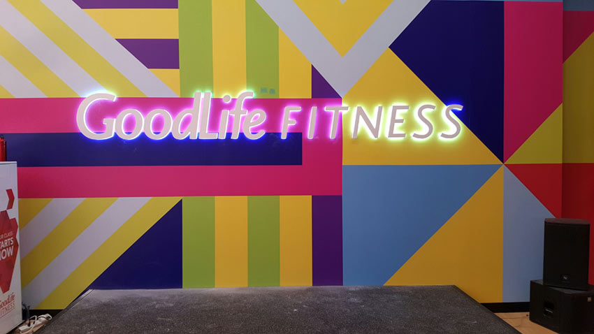Goodlife fitness sign