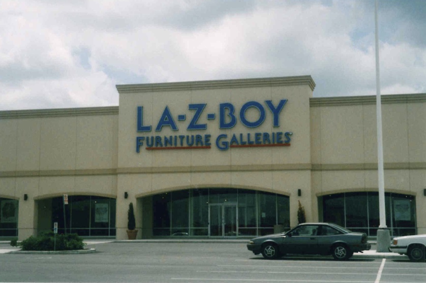 La-Z-Boy furniture sign on building