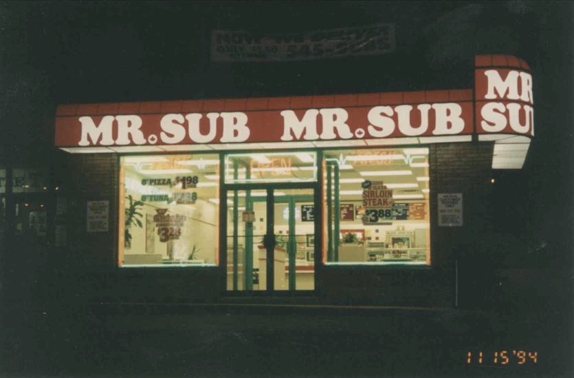 Mr Sub vintage sign