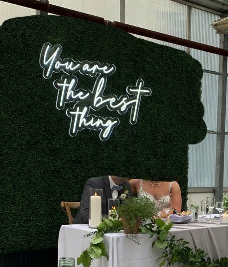 You are the best wedding sign