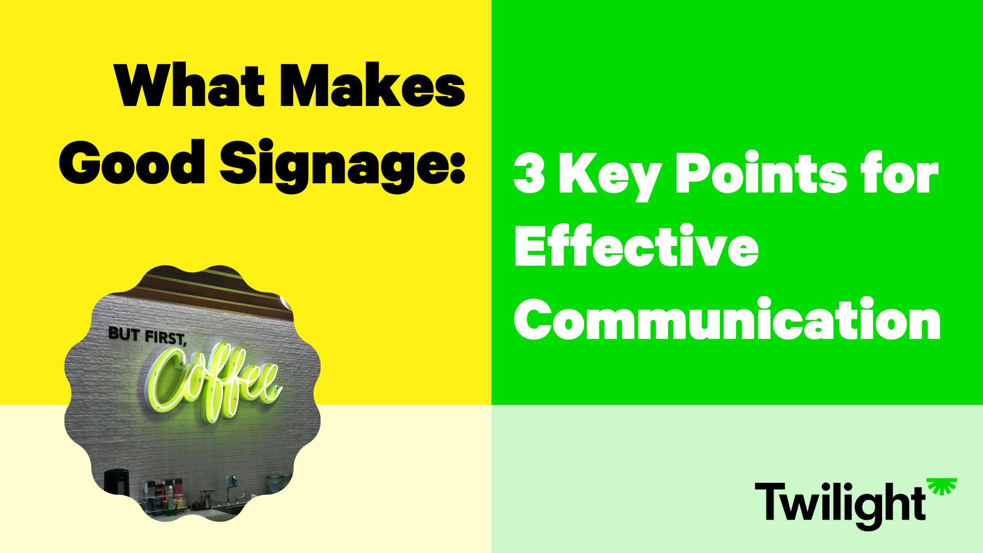 What makes good signage: 3 key points for effective communication. Brand Strategies